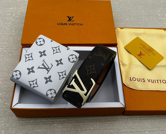 LV White&Grey wallet (Heavy combo)
