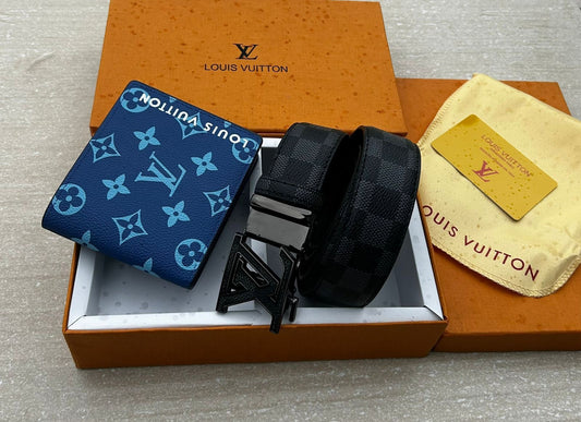 LV Blue wallet (Heavy combo)