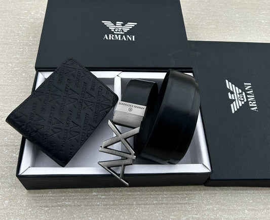 Armani exchange wallet & belt