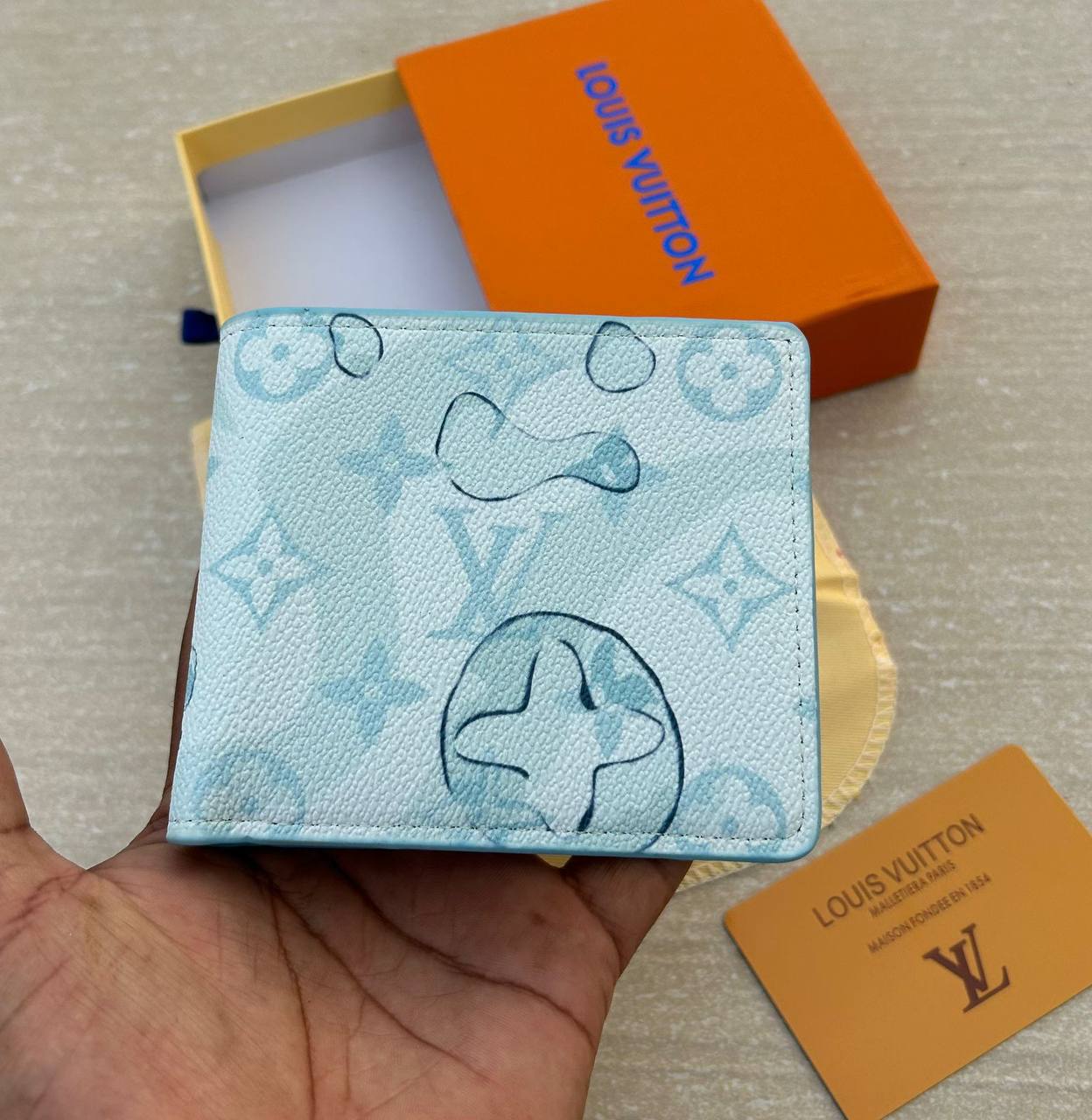 LV Whitish green Monogram Wallets
